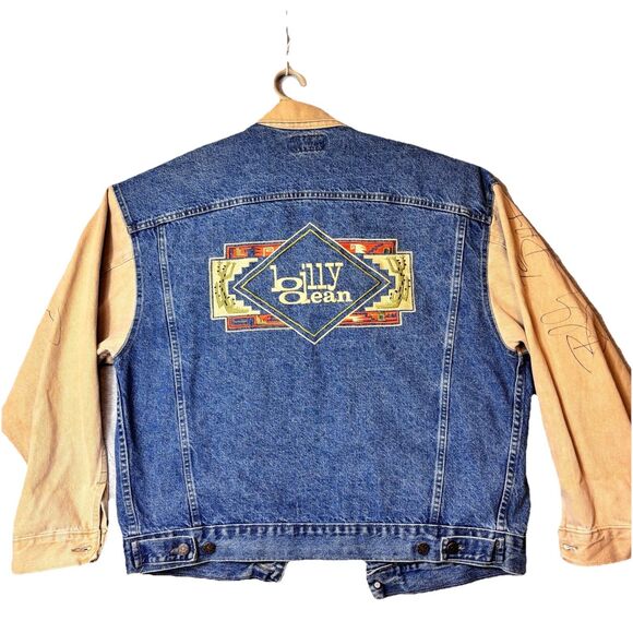 Whoa Apparel Other - Whoa Apparel Jean Jacket Singer Billy Dean Autographed Tour jacket   Men’s L